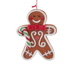 Kurt Adler 4.85" Set Of 4 Claydough Cookie Christmas Ornament D4156 -The Jelly Christmas Shop d4156c 29243.1677688128