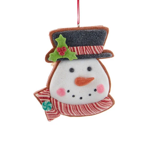 Kurt Adler 4.85" Set Of 4 Claydough Cookie Christmas Ornament D4156 - Image 4