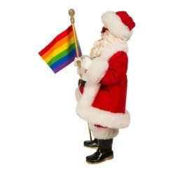 Kurt Adler 10" Fabriché Pride Santa Christmas Figure FA0179 -The Jelly Christmas Shop fa0179 03 56854.1677777300