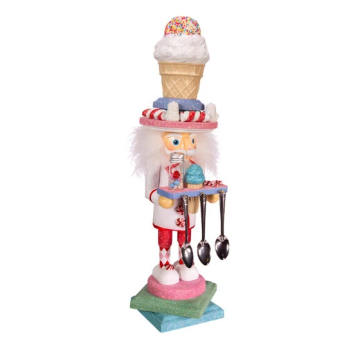 Kurt Adler 19" Hollywood Nutcrackers Ice Cream Nutcracker Christmas Figure HA0404 - Image 2