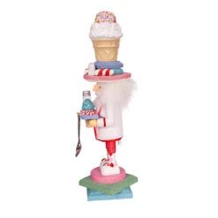 Kurt Adler 19" Hollywood Nutcrackers Ice Cream Nutcracker Christmas Figure HA0404 -The Jelly Christmas Shop ha0404 03 72239.1677785137