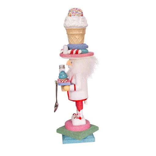 Kurt Adler 19" Hollywood Nutcrackers Ice Cream Nutcracker Christmas Figure HA0404 - Image 3