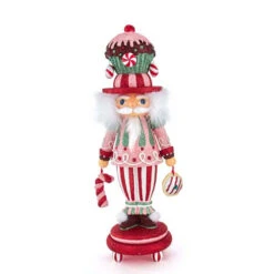 Kurt Adler 16.5" Hollywood Nutcrackers Candy Pattern Nutcrackers HA0515 -The Jelly Christmas Shop ha0515a 91391.1677786366