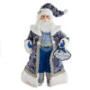 Kurt Adler 18" Blue Delft Santa Holding Sign Christmas Figure J6098 -The Jelly Christmas Shop j6098 67866.1678115415