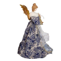 Kurt Adler 17" Indigo Blue Delft Angel Christmas Tree Topper J6099 -The Jelly Christmas Shop j6099 02 48878.1653408820