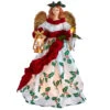 Kurt Adler 16" Pre-Lit Holiday Formal Angel Tree Topper UL2240 -The Jelly Christmas Shop ul2240 12166.1678131711