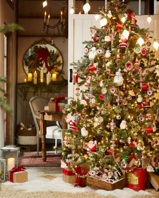 Raz 7.5' Forever Lit Green Big Sky Spruce Christmas Tree T4352009 - Image 2
